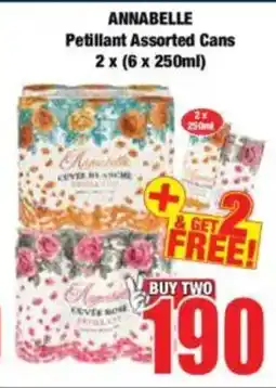 Boxer ANNABELLE Petillant Assorted Cans offer