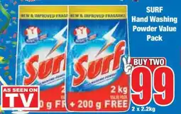 Boxer SURF Hand Washing Powder Value Pack offer