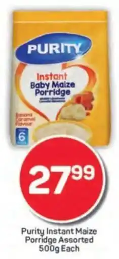 Pick n Pay Purity Instant Maize Porridge Assorted offer
