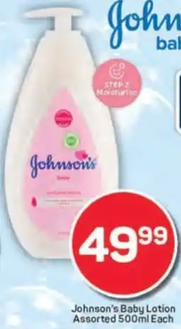 Pick n Pay Johnson's Baby Lotion Assorted offer