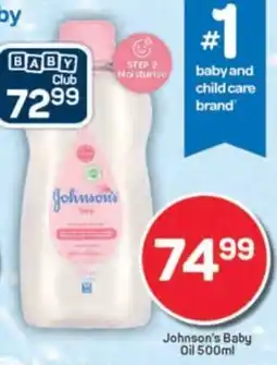 Pick n Pay Johnson's Baby Oil offer