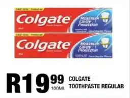 Take 'n Pay Colgate toothpaste regular offer