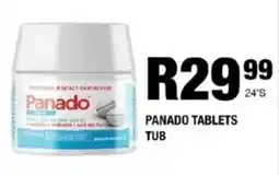 Panado tablets tub