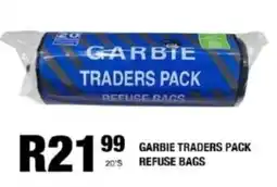Take 'n Pay Garbie traders pack refuse bags offer