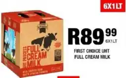 Take 'n Pay First choice uht full cream milk offer