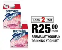 Take 'n Pay Parmalat yogofun drinking yoghurt offer