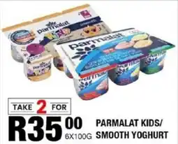 Take 'n Pay Parmalat kids/ smooth yoghurt offer