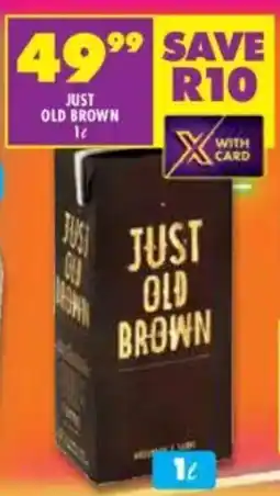 Shoprite Liquor Just old brown offer
