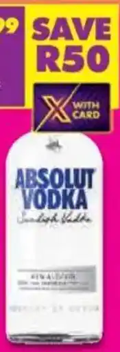Shoprite Liquor Absolut vodka all variants offer