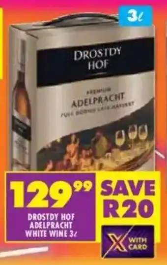 Shoprite Liquor Drostdy hof adelpracht white wine offer