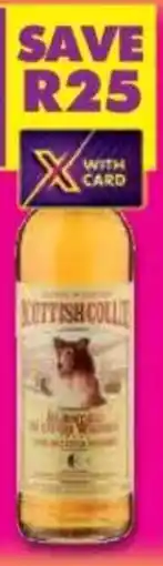 Shoprite Liquor Scottish collie blended scotch whisky offer