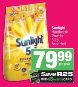 Spar Sunlight Handwash Powder Assorted offer