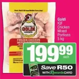 Spar Goldi IQF Chicken Mixed Portions offer