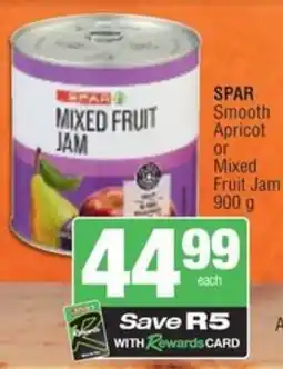 Spar SPAR Smooth Apricot or Mixed Fruit Jam offer