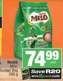 Spar Nestlè Milo Gusset Bag offer
