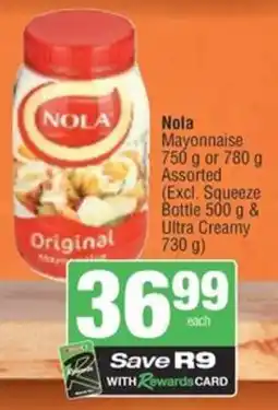 Spar Nola Mayonnaise Assorted offer