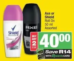 Spar Axe or Shield Roll On Assorted offer