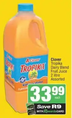 Spar Clover Tropika Dairy Blend Fruit Juice Assorted offer