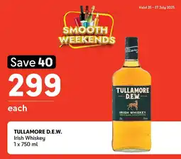 TULLAMORE D.E.W. Irish Whiskey