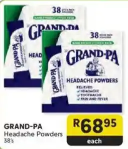 Makro GRAND-PA Headache Powders offer