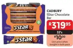 Makro CADBURY 5Star Chocolate Bar offer