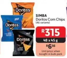 Makro SIMBA Doritos Corn Chips offer