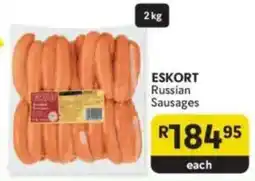 Makro ESKORT Russian Sausages offer