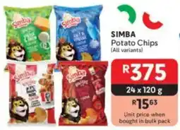 Makro SIMBA Potato Chips offer