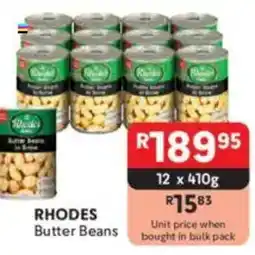 Makro RHODES Butter Beans offer