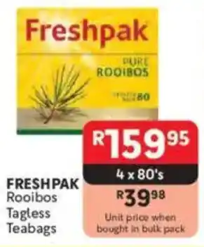 Makro FRESHPAK Rooibos Tagless Teabags offer