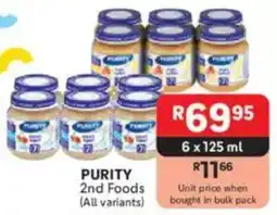 Makro PURITY 2nd Foods offer