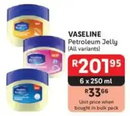 Makro VASELINE Petroleum Jelly offer