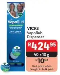 Makro VICKS VapoRub Dispenser offer