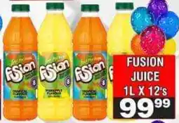 Advance Cash n Carry Fusion juice offer