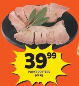 Shoprite Pork trotters offer