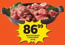 Shoprite Beef potjiekos loose serve offer
