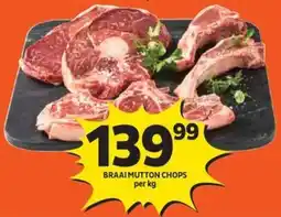 Shoprite Braai mutton chops offer