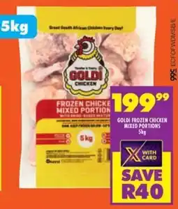 Shoprite Goldi frozen chicken mixed portions offer