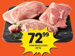 Shoprite Pork braai chops offer