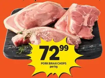 Shoprite Pork braai chops offer