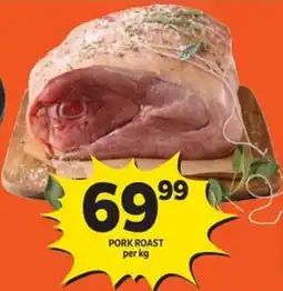 Shoprite Pork roast offer