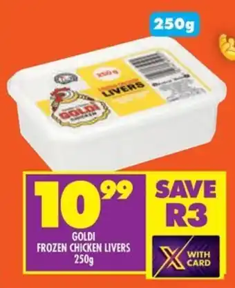Shoprite Goldi frozen chicken livers offer