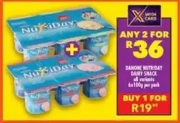 Shoprite Danone nutriday dairy snack offer