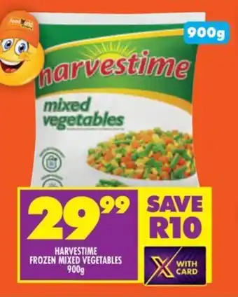 Shoprite Harvestime frozen mixed vegetables offer