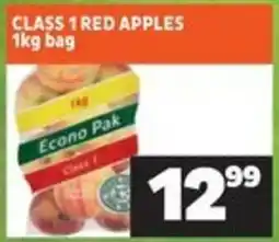 Shoprite Class 1 red apples offer