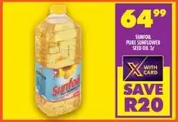 Shoprite Sunfoil pure sunflower seed oil offer