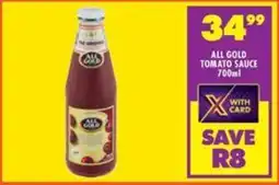 Shoprite All gold tomato sauce offer