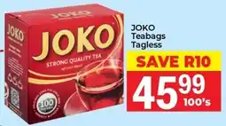 Elite Cash & Carry JOKO Teabags Tagless offer