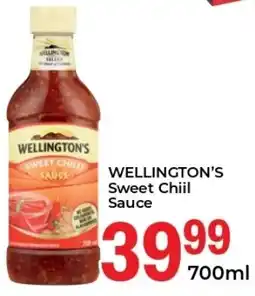 Elite Cash & Carry WELLINGTON'S Sweet Chiil Sauce offer