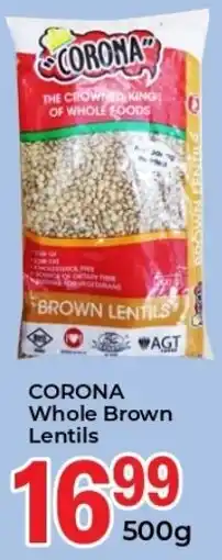 Elite Cash & Carry CORONA Whole Brown Lentils offer